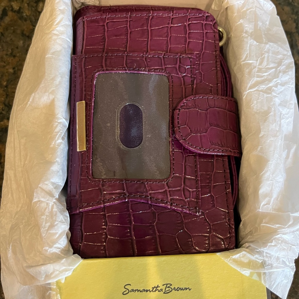 Samantha Brown double wide wallet